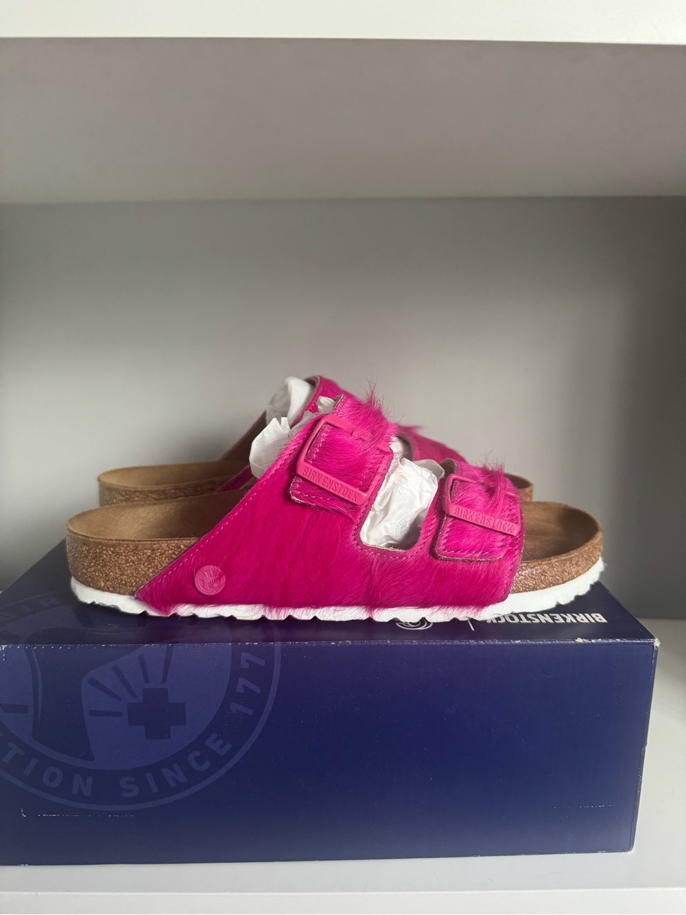 Birkenstock x Concepts 1774 Arizona Fur Sandals